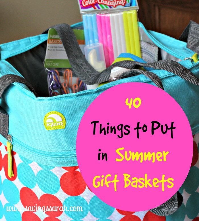 Summer Gift Idea
 40 Things to Put in Summer Gift Baskets Earning and