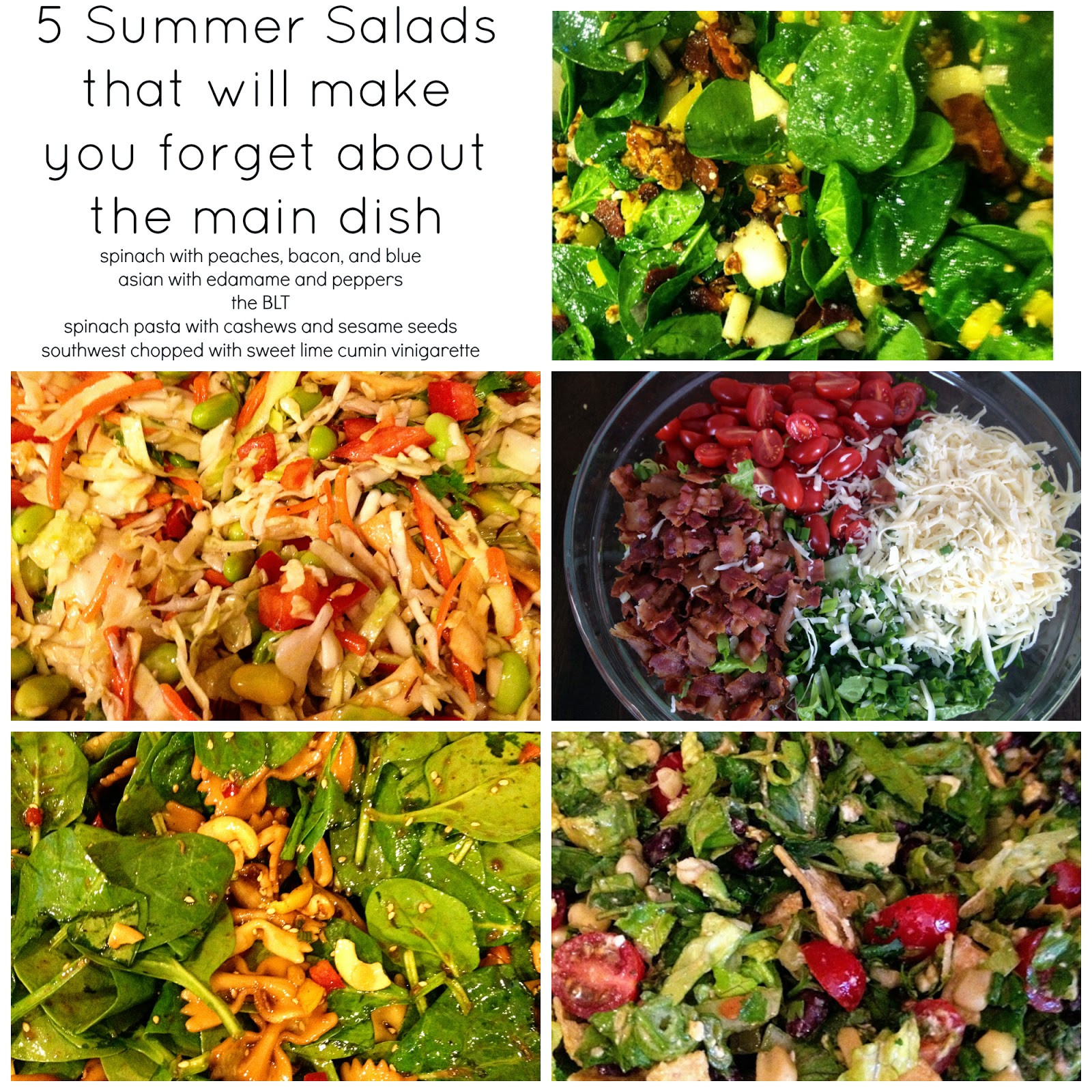 Summer Main Dish Salads
 5 Summer Salads that will make you for about the Main