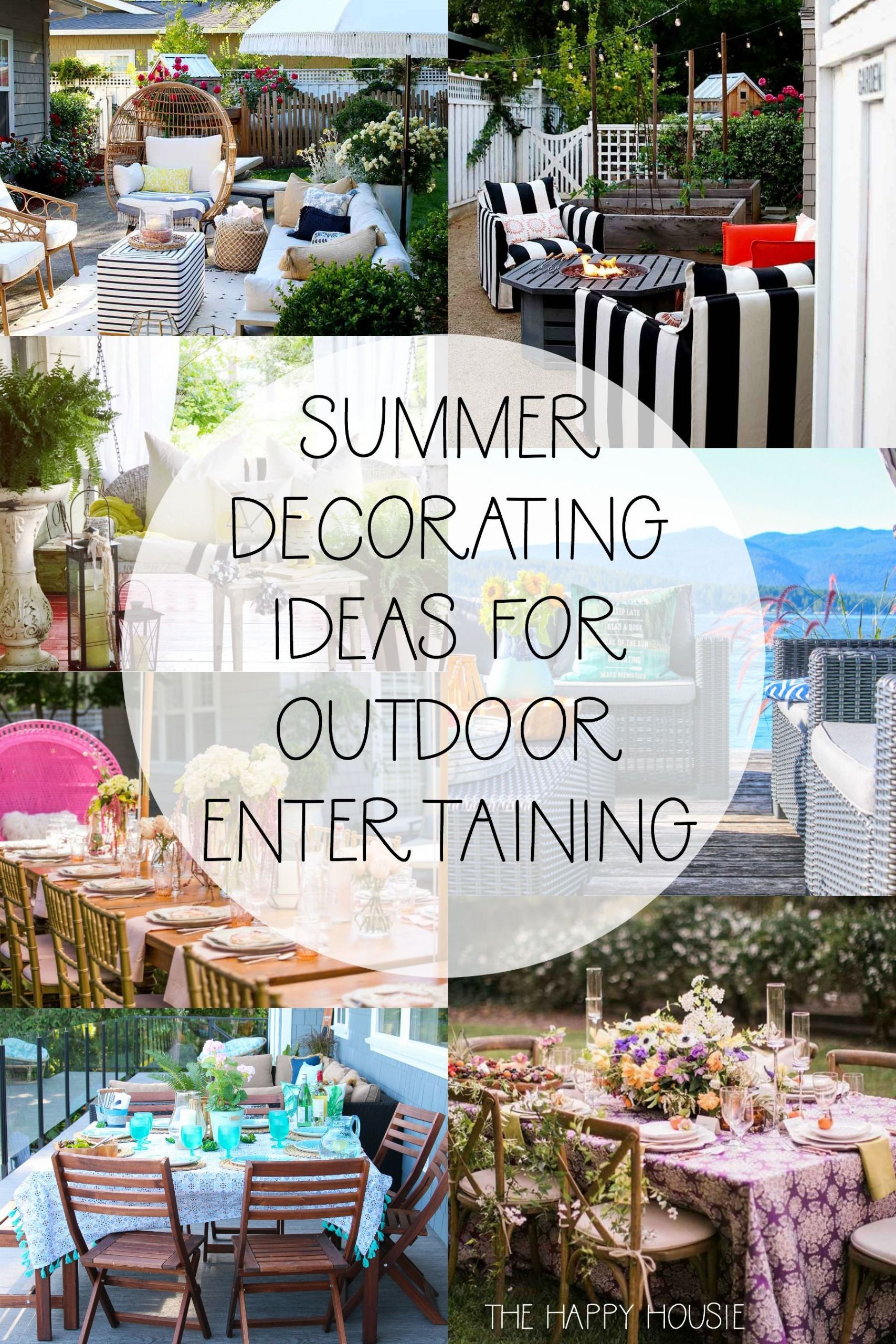 Summer Outdoor Party Ideas
 Summer Decorating Ideas for Outdoor Entertaining