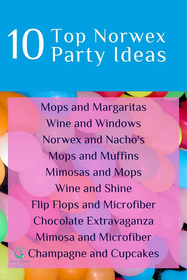Summer Party Name Ideas
 Ready to ROCK your Norwex party Here are a couple fun
