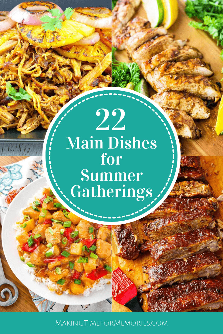 Summer Potluck Main Dishes
 22 Main Dishes for Summer Gatherings potluck recipes