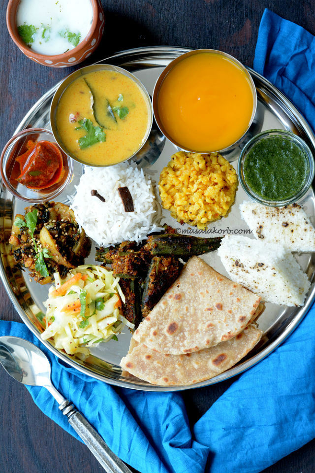 Summer Recipes Indian
 Gujarati Summer Thali