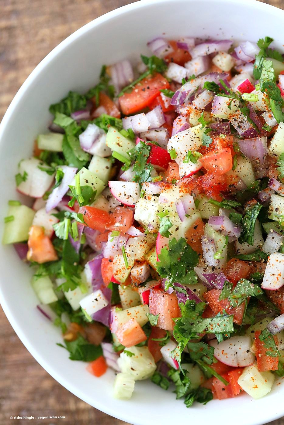 Summer Recipes Indian
 Kachumber Salad Cucumber Tomato ion Salad Recipe