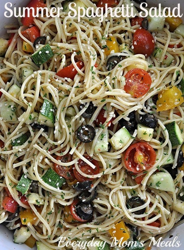 Summer Spaghetti Salad
 Summer Spaghetti Salad Mrs Happy Homemaker
