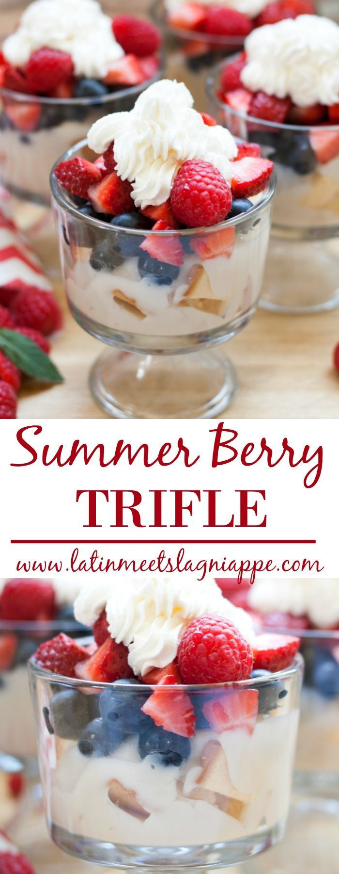 Summer Trifle Desserts
 Summer Berry Trifle Recipe