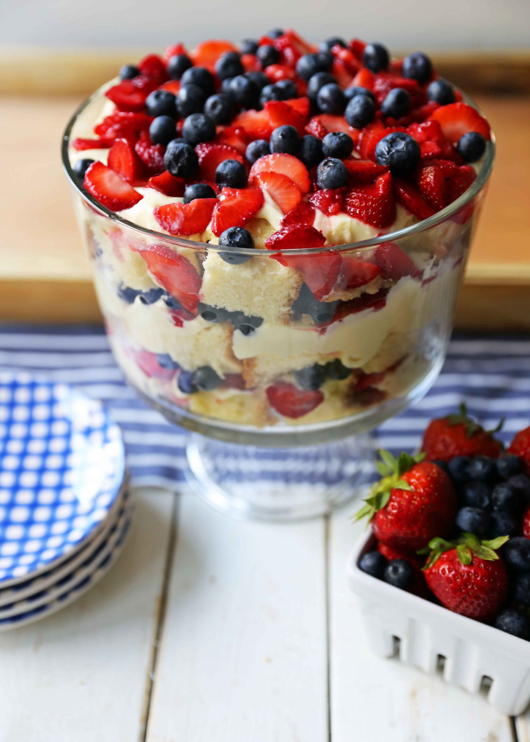 Summer Trifle Desserts
 Summer Berry Trifle – Modern Honey