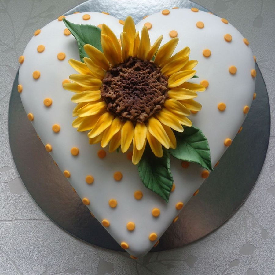 Sunflower Birthday Cake
 Sunflower Cake CakeCentral