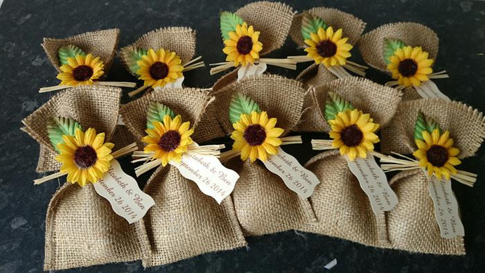 Sunflower Wedding Favors
 50 Sunflower Inspired Wedding Ideas