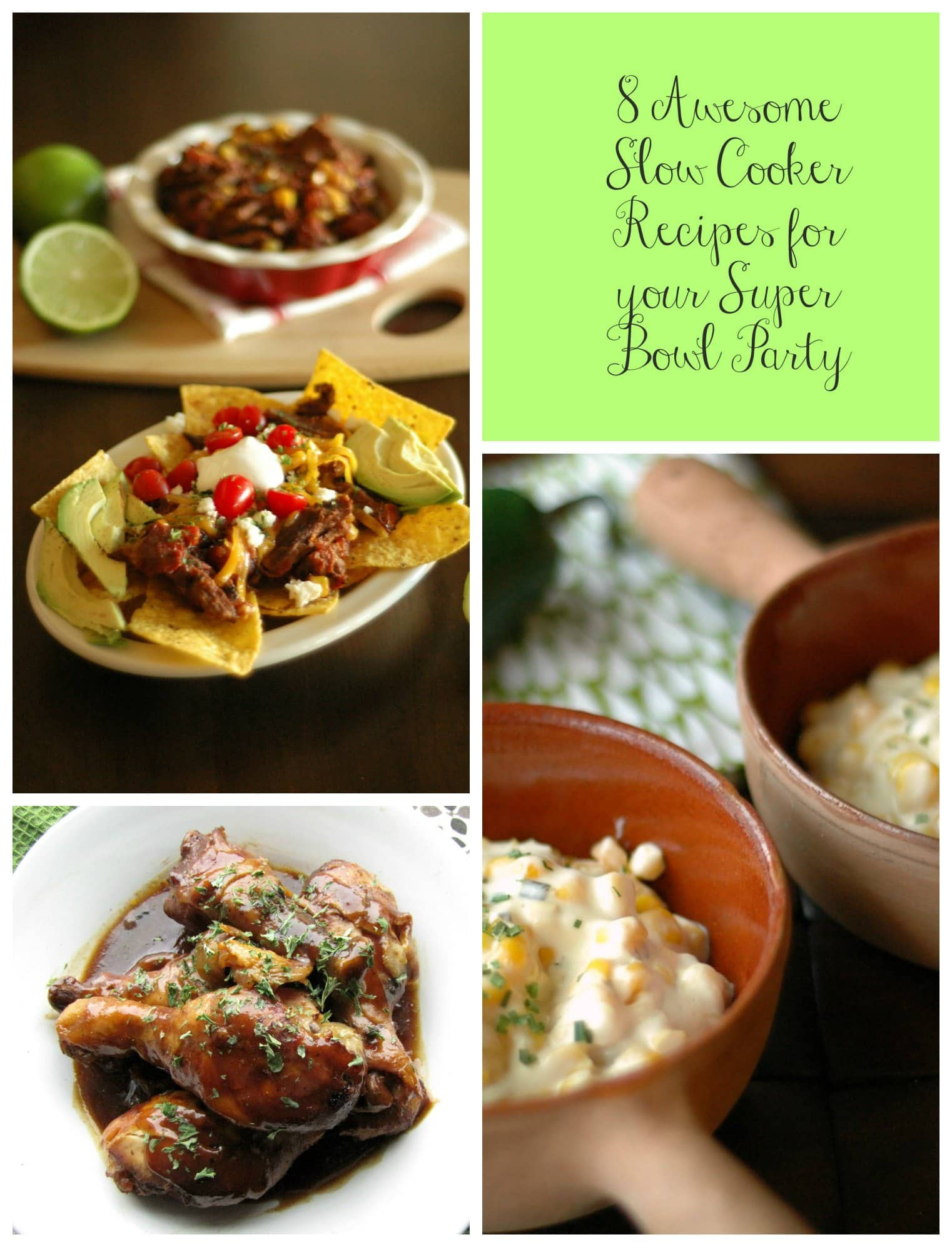 Super Bowl Crockpot Recipes
 8 Awesome Slow Cooker Recipes for your Super Bowl Party