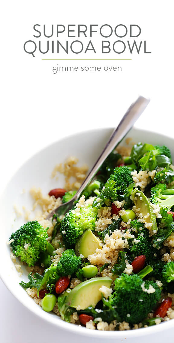 Super Bowl Main Dishes
 Easy Superfood Quinoa Bowl