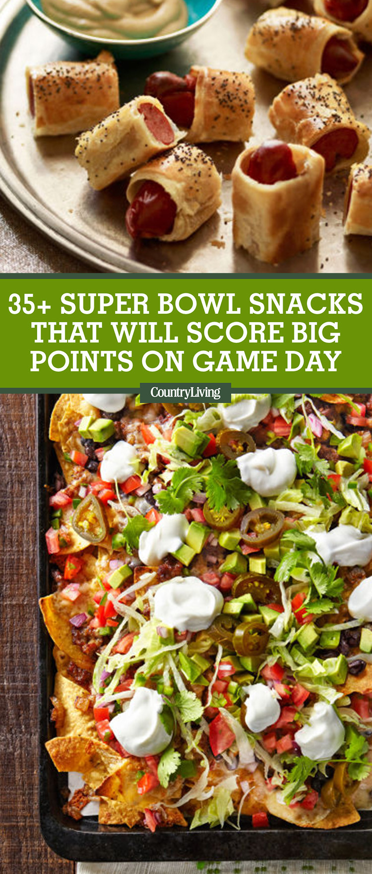 Super Bowl Menus And Recipes
 35 Best Super Bowl Snacks Appetizers Recipes for a Super