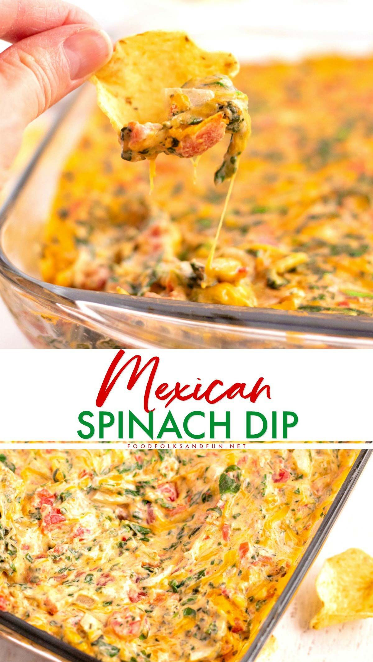 Super Bowl Mexican Recipes
 Mexican Spinach Dip recipe in 2020