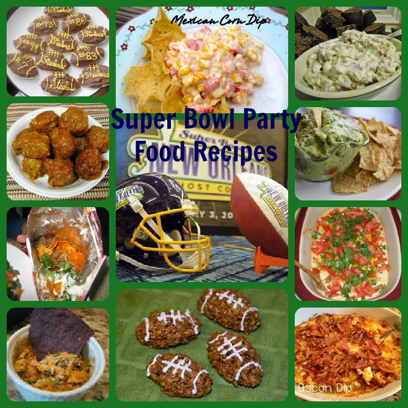 Super Bowl Party Recipes
 Super Bowl Football Themed Recipes