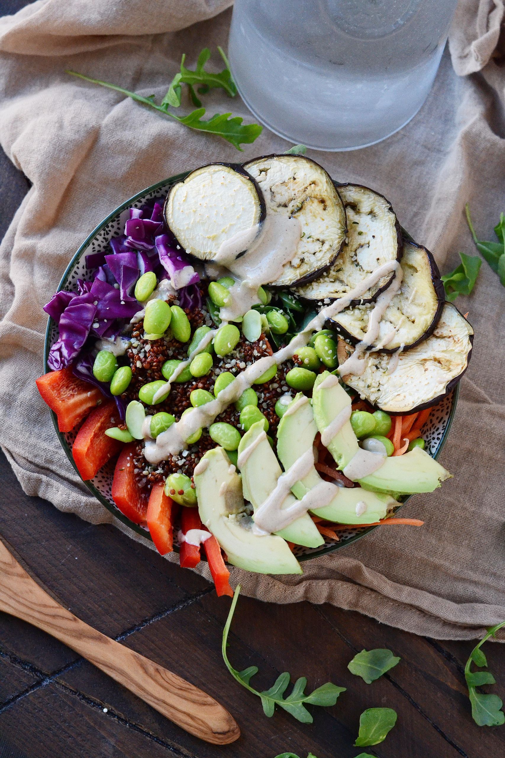 Super Bowl Veggie Recipes
 Rainbow Veggie Super Salad Bowl