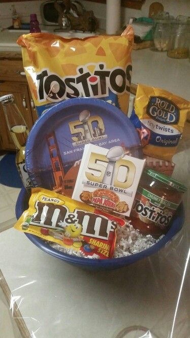 Superbowl Gift Basket Ideas
 Superbowl 50 t basket