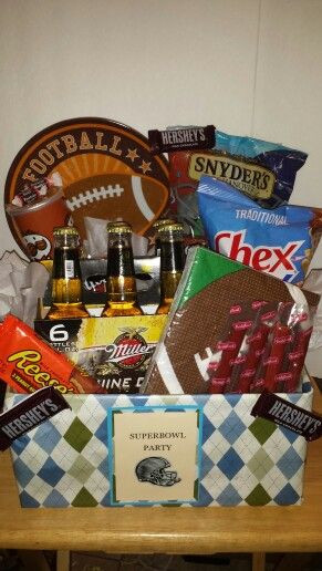 Superbowl Gift Basket Ideas
 Superbowl t basket