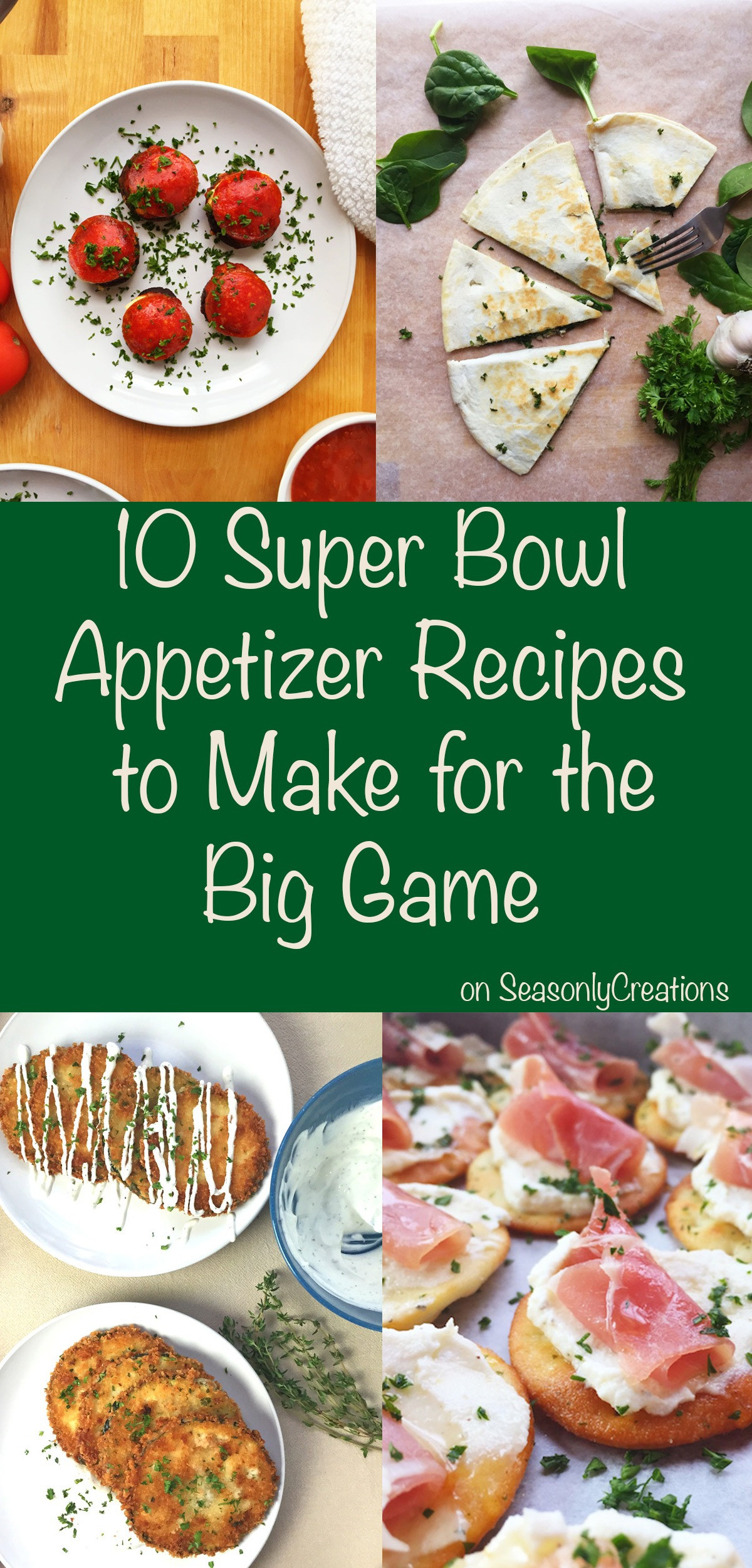 Superbowl Healthy Appetizers
 10 Super Bowl Appetizer Recipes to Make for the Big Game