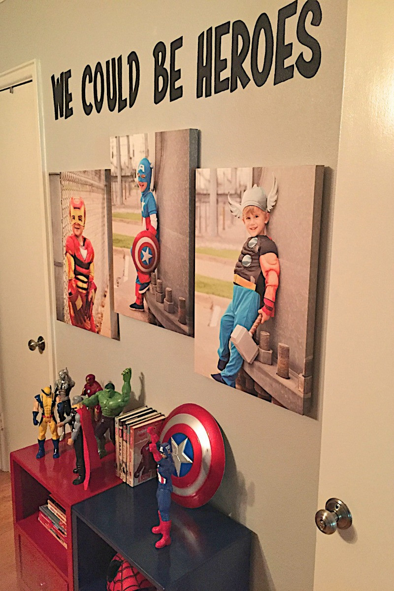Superhero Kids Room
 Boys Superhero Bedroom