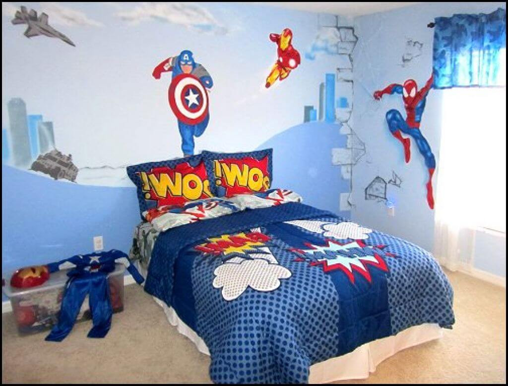 Superhero Kids Room
 20 Best Superhero Bedroom Theme For Your Children