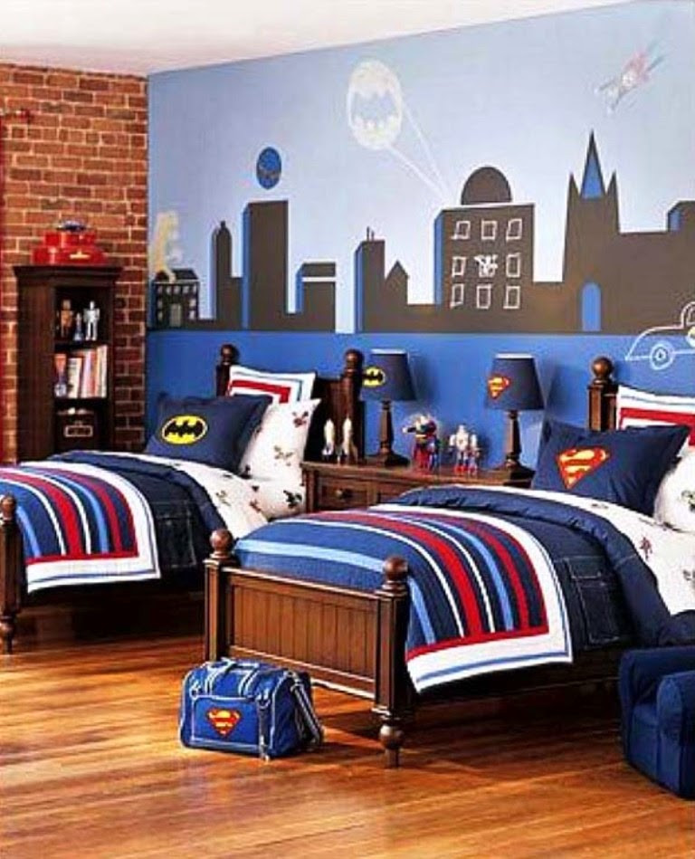 Superhero Kids Room
 Themed Kids Bedroom Design Superhero NUNUDESIGN