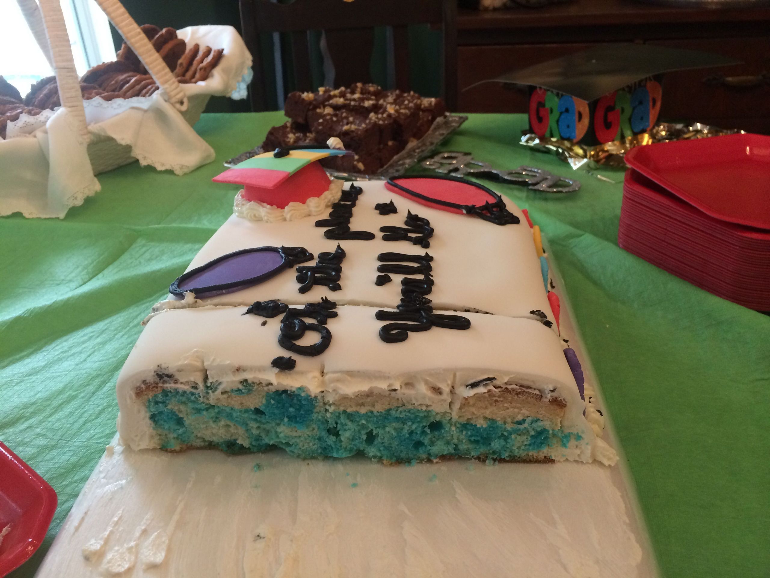 Surprise Graduation Party Ideas
 Dr Seuss graduation cake with surprise inside