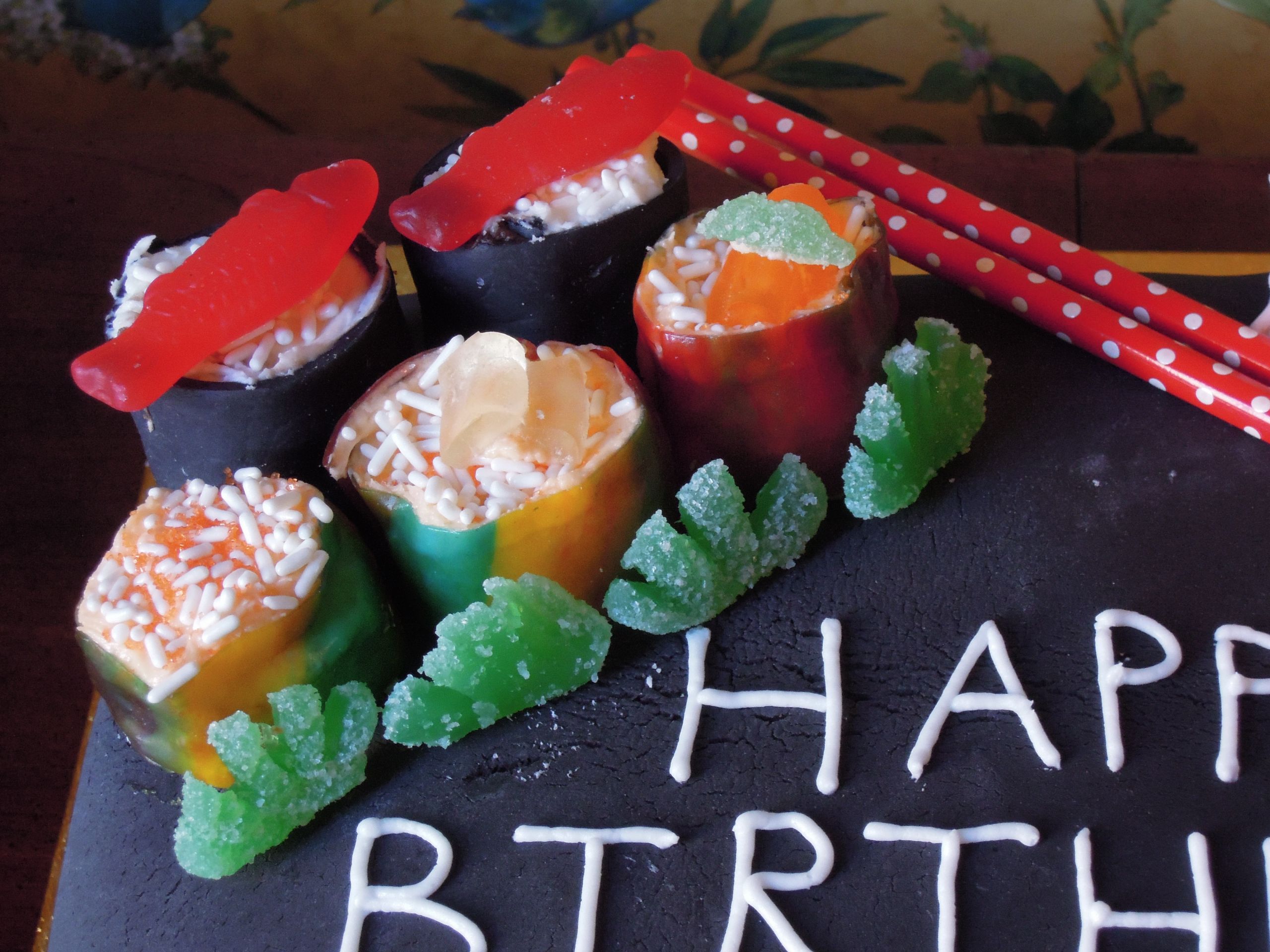 Sushi Birthday Cake
 Sushi Cake