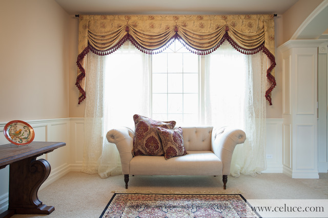 Swag Curtains For Living Room
 Versailles Rose Premium Designer Swag Valances
