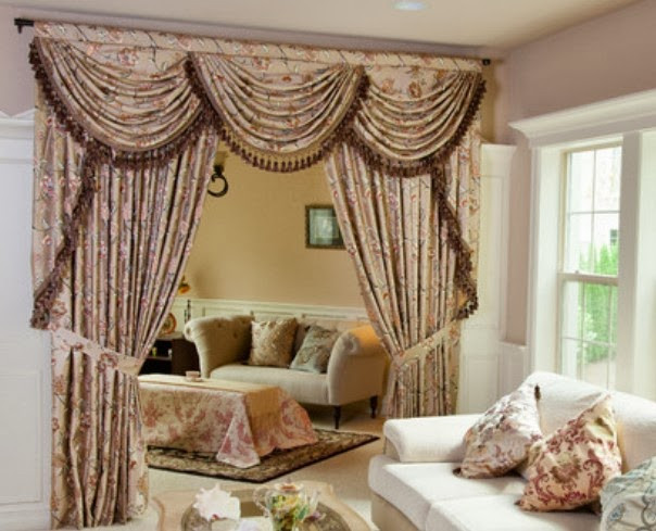 Swag Curtains For Living Room
 Window Valance Ideas for Living Room
