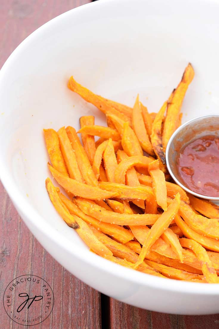 Sweet Potato Fries In Air Fryer
 Clean Eating Air Fryer Garlic Sweet Potato Fries Recipe