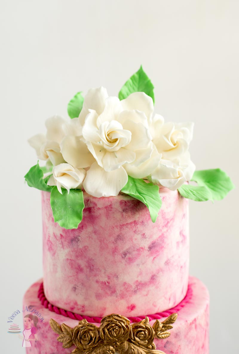 Sweet Sixteen Birthday Cakes
 Pink Sweet Sixteen Birthday Cake with Sugar Gardenias