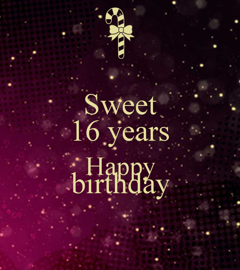 Sweetest Birthday Quotes
 Sweet 16 Birthday Sayings Quotes QuotesGram
