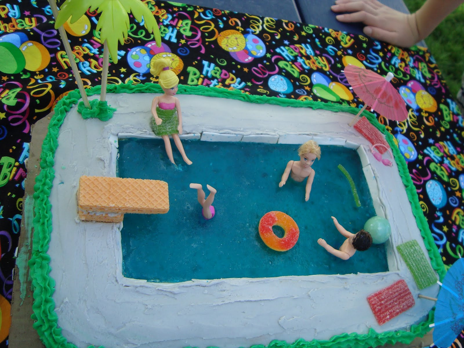 Swimming Pool Birthday Party Ideas
 The Creative Homemaker Swimming Pool Birthday Cake