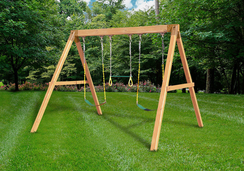 Swing Set Plans DIY
 Free Standing Swing Set DIY Kit & Plans SwingSetMall