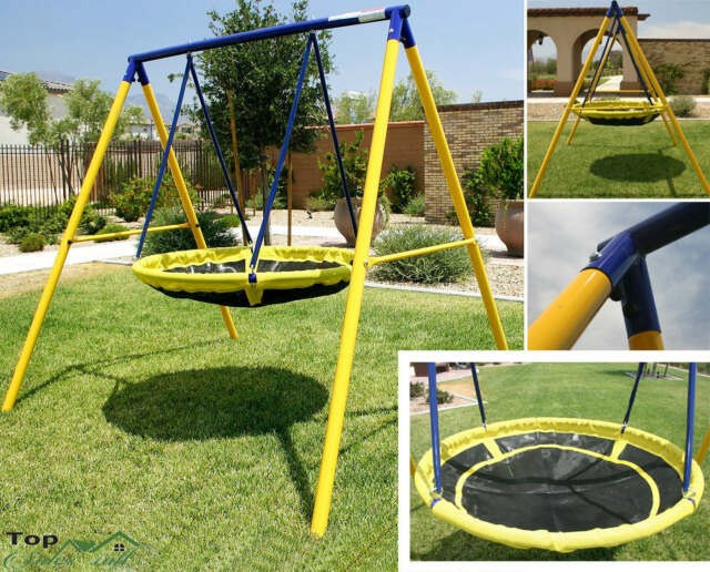 Swings For Backyard
 Swing Sets for Backyard Playground Children Round Yard