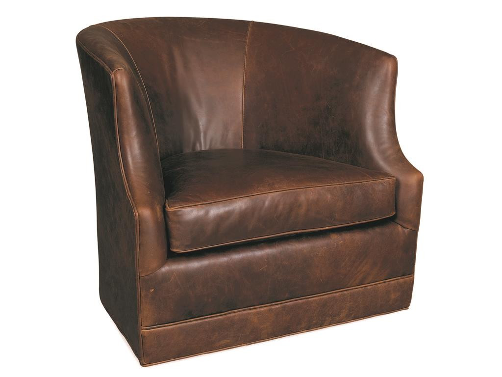 Swivel Chair Living Room
 Lee Industries Living Room Leather Swivel Chair L3009 01SW