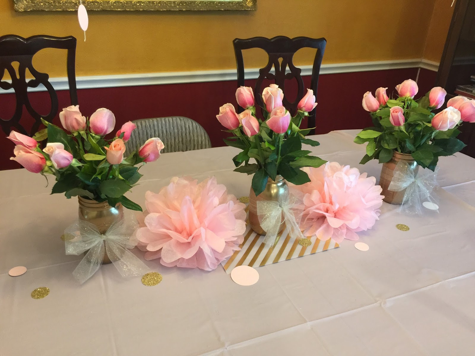 Table Decor For Baby Shower
 StampinTX Baby Shower Ideas