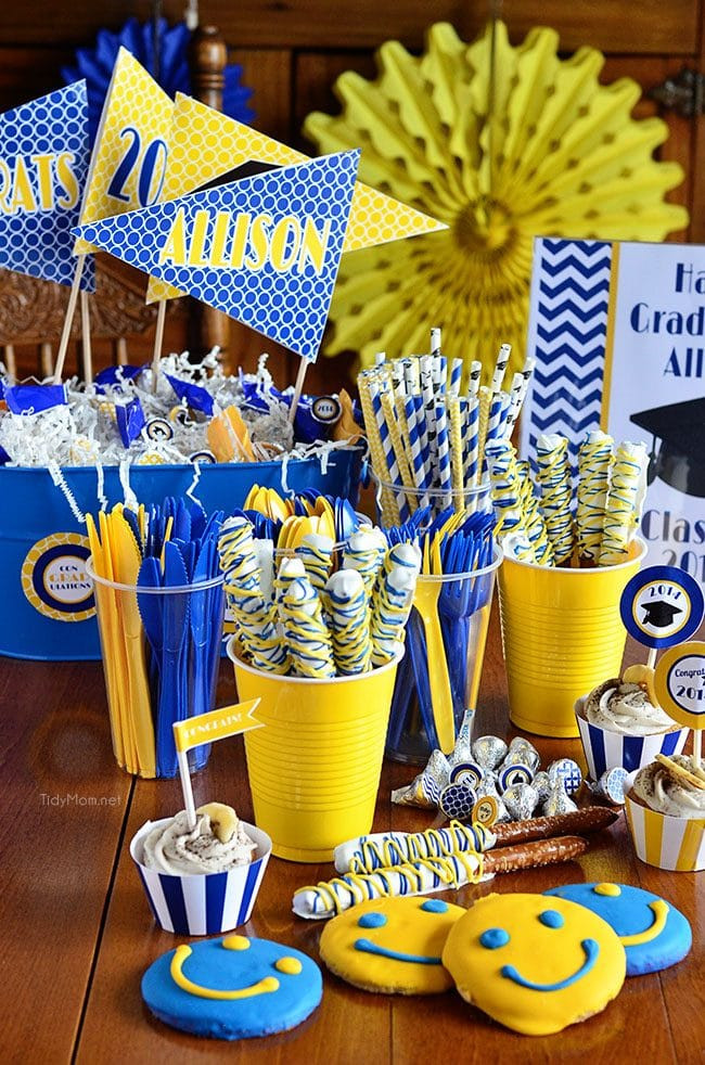 Table Decorations For Graduation Party Ideas
 Stress Free Graduation Party Ideas