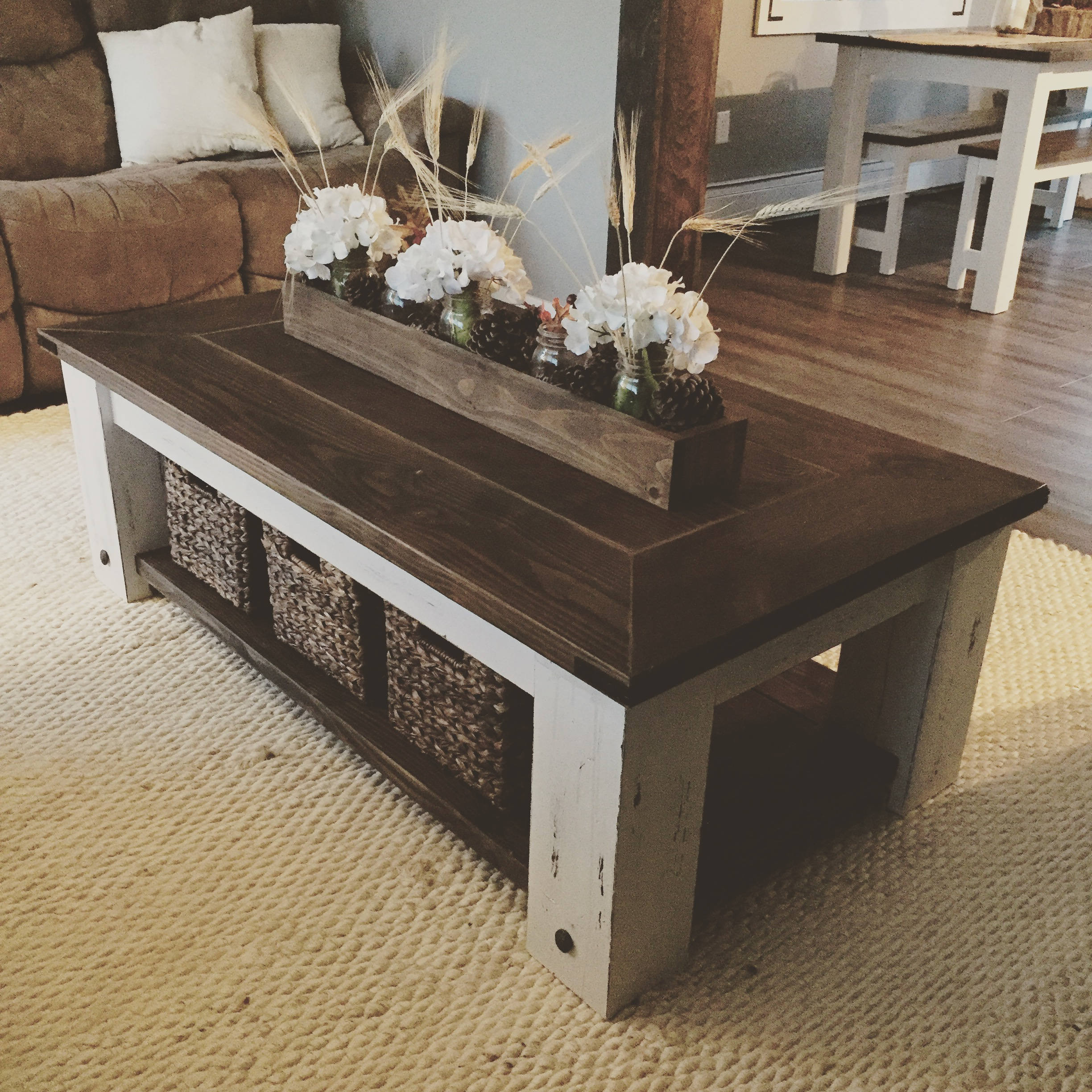 Table Plans DIY
 DIY Farmhouse Coffee Table Plans Woodworking Plans DIY