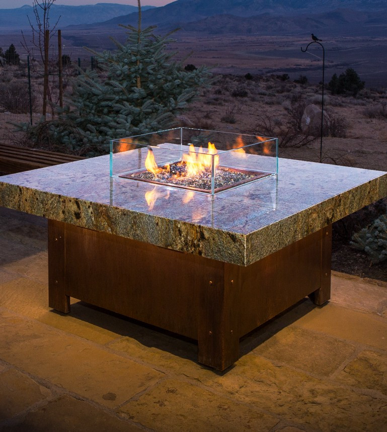 Table Top Firepit
 Balboa Stone Top Fire Pit Table