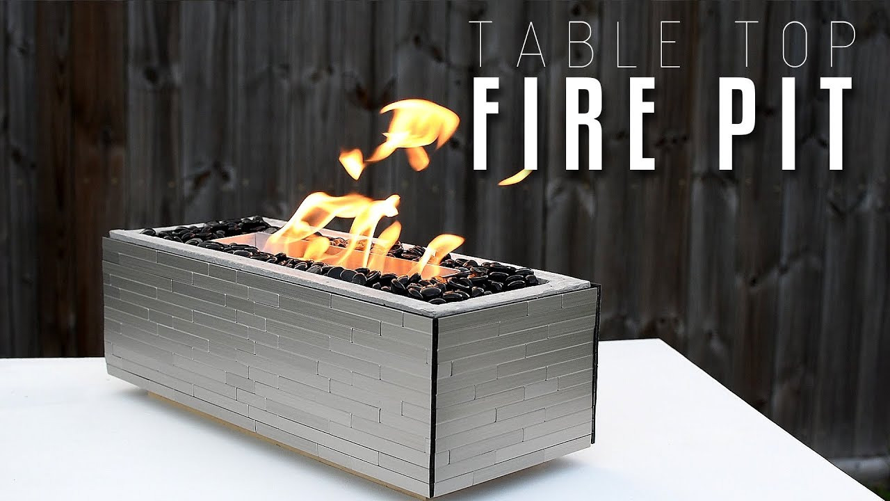 Table Top Firepit
 Making a table top FIRE PIT