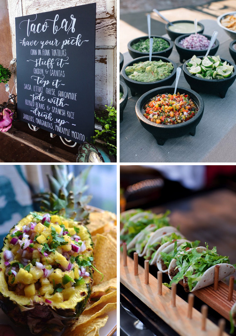 Taco Dinner Party Ideas
 Taco ‘Bout a Party Wedding Taco Bars to Steal the Show in