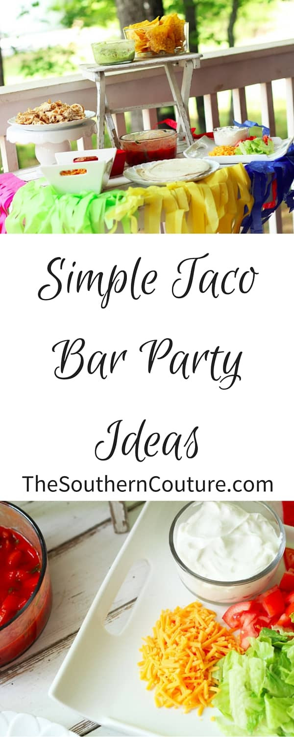 Taco Dinner Party Ideas
 Simple Taco Bar Ideas for any Party Fantabulosity