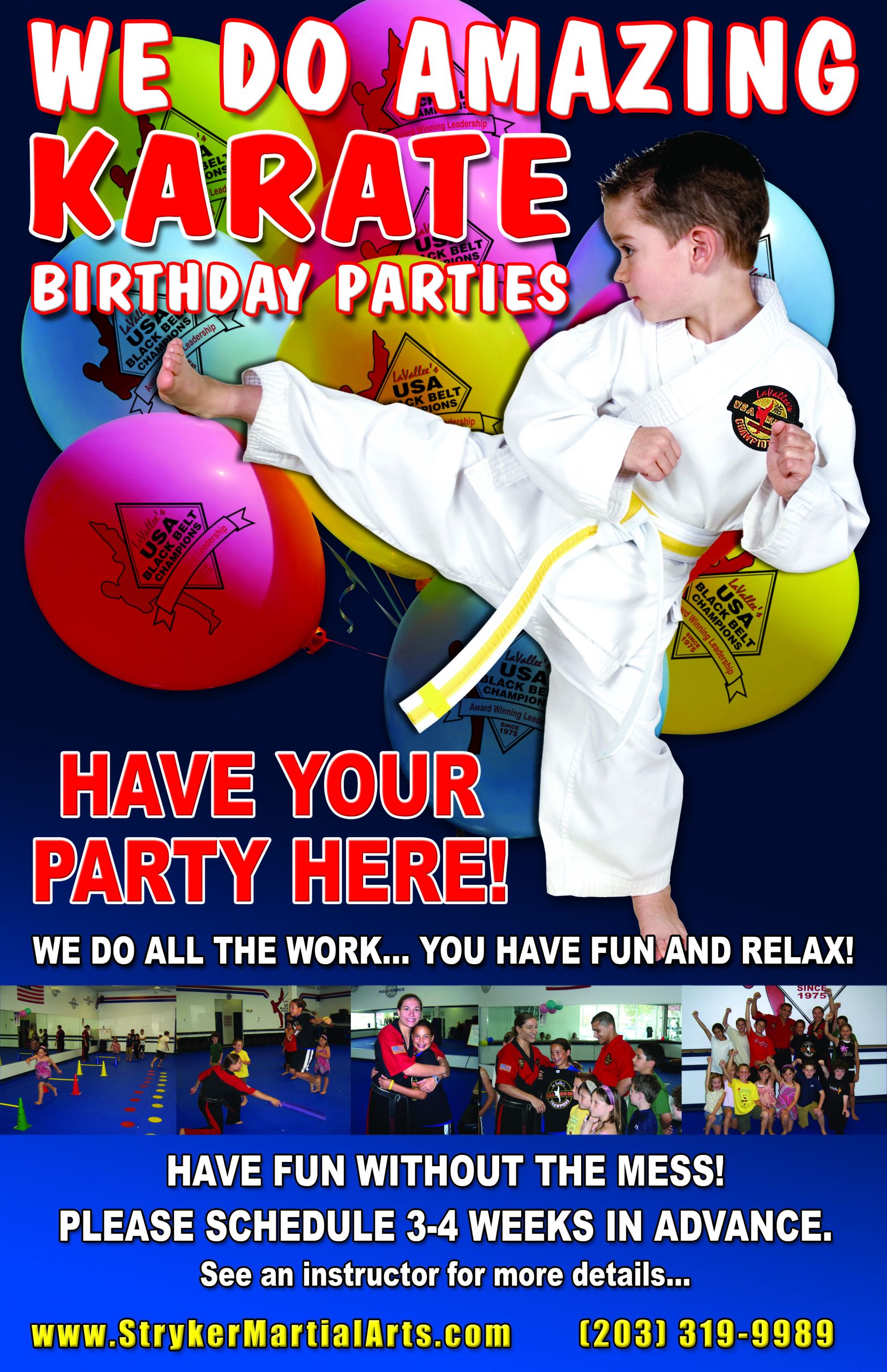 Taekwondo Birthday Party
 Back by Popular Demand – Our AMAZING Karate Birthday