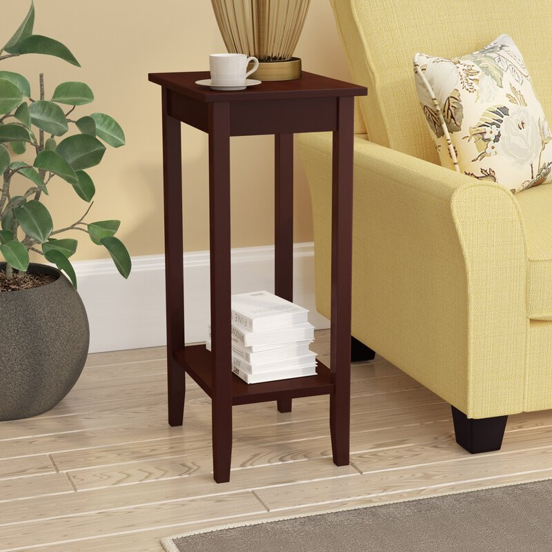 Tall Living Room Tables
 Noble Rosewood Tall End Table & Reviews