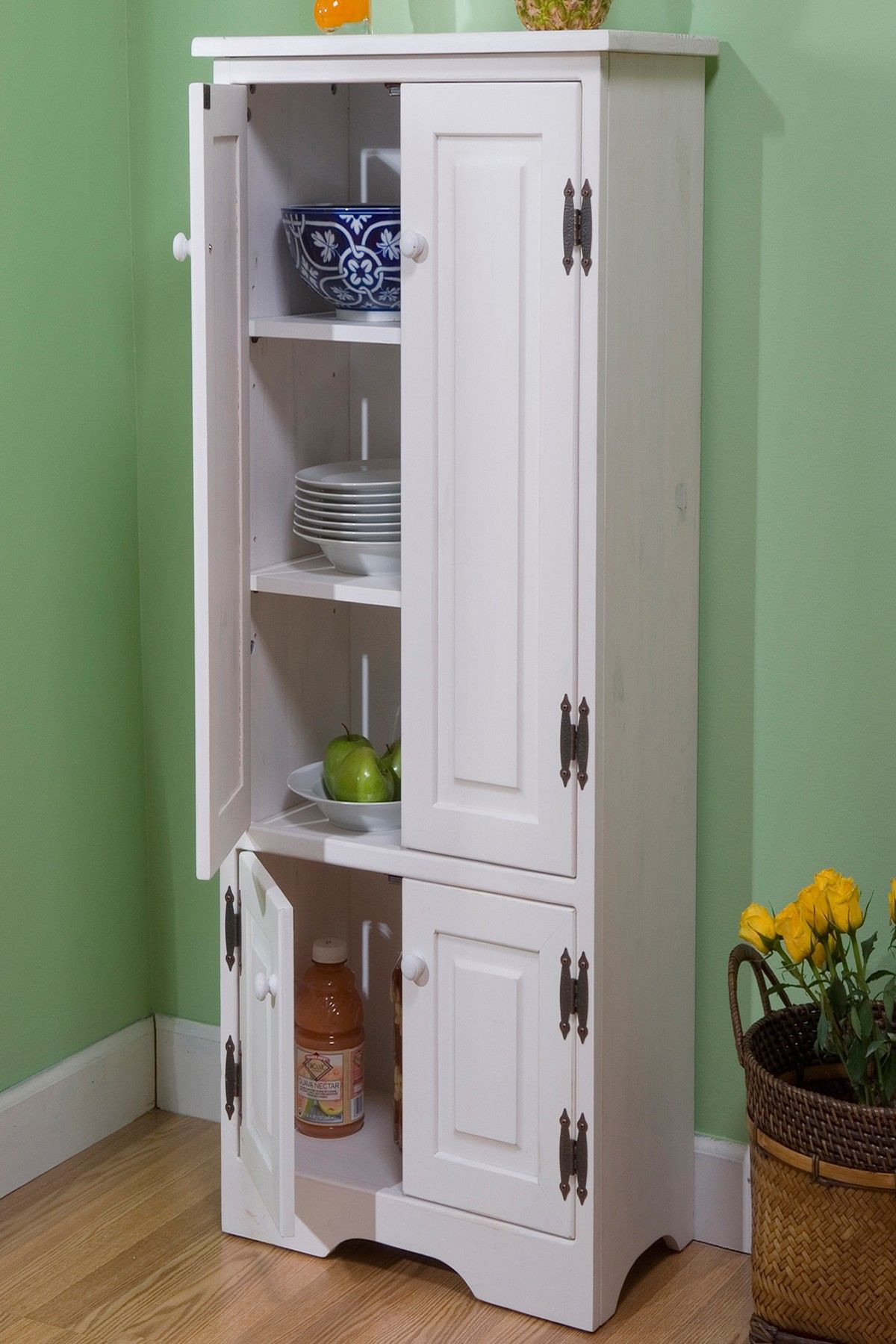 Tall White Kitchen Storage Cabinet
 Extra Tall White Cabinet