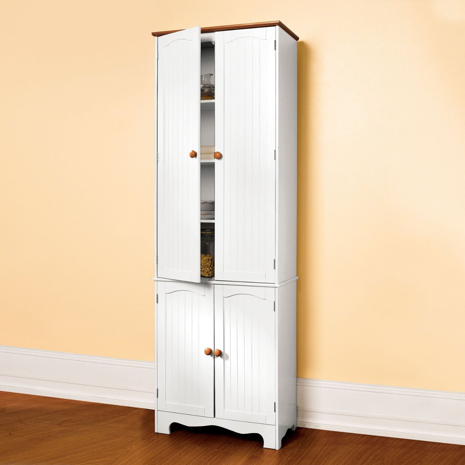 Tall White Kitchen Storage Cabinet
 Essential Tall Kitchen Storage Cabinet Improving Maximum