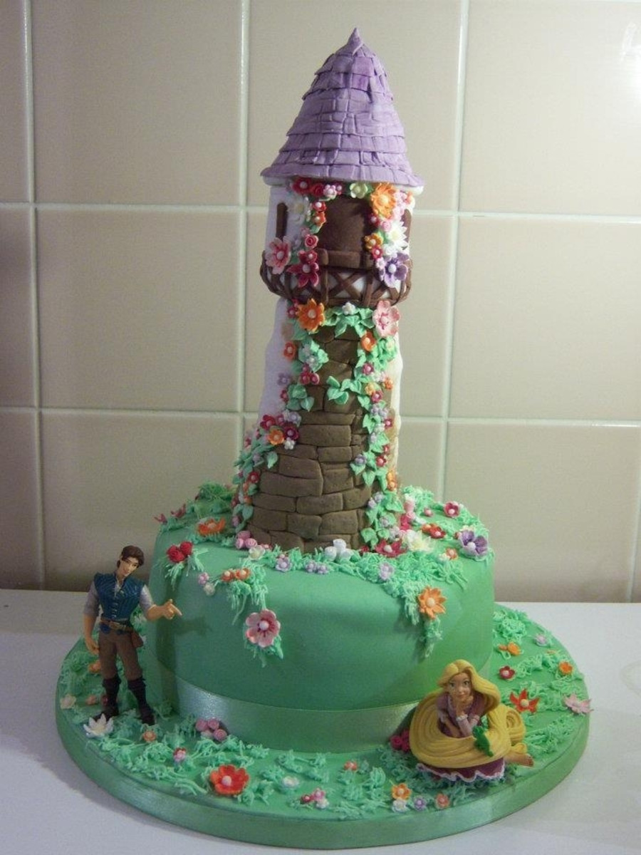 Tangled Birthday Cake
 Disney Tangled Rapunzel Birthday Cake CakeCentral