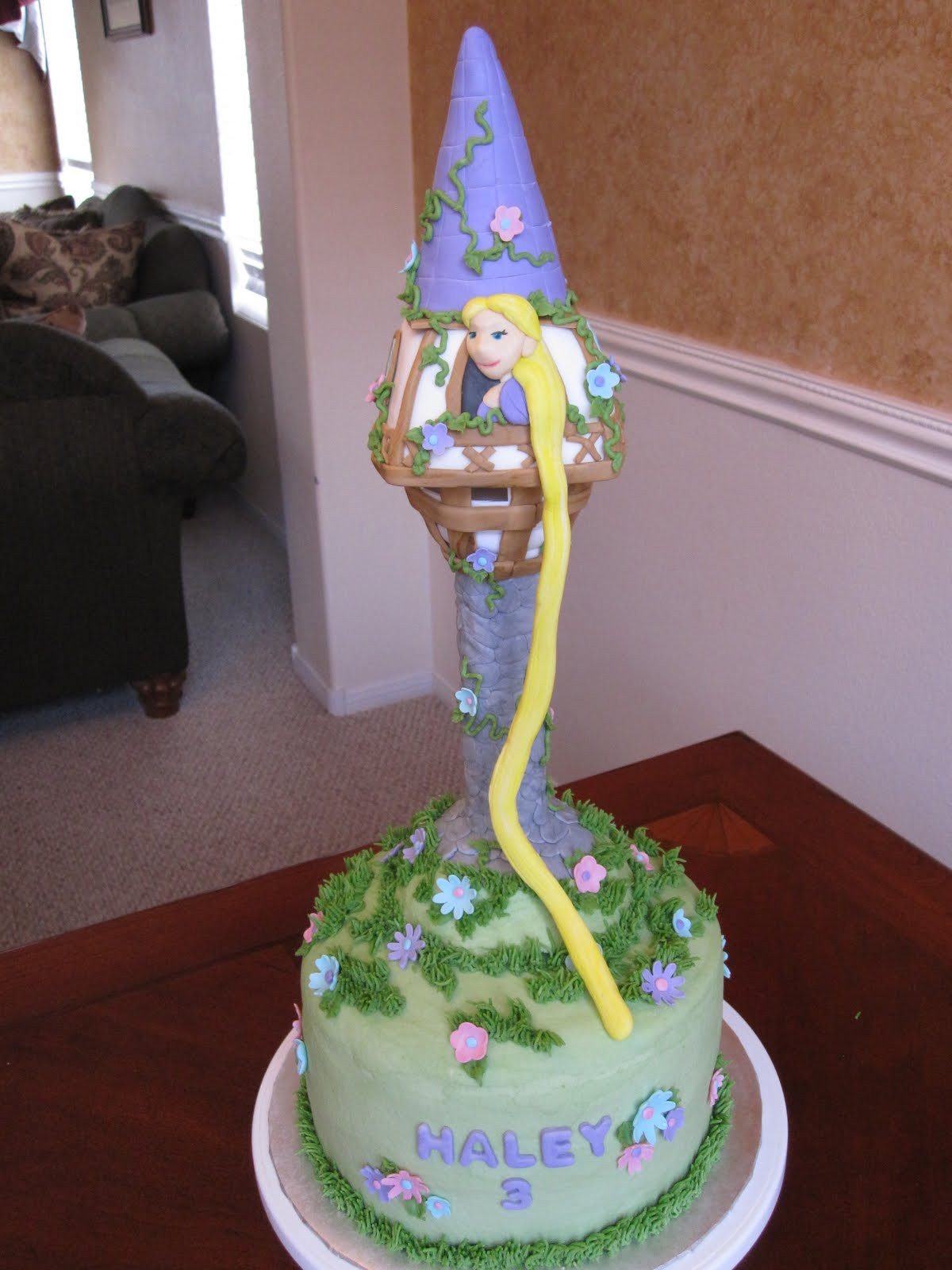 Tangled Birthday Cake
 Baby Shower Cakes Rapunzel "Tangled" Cake
