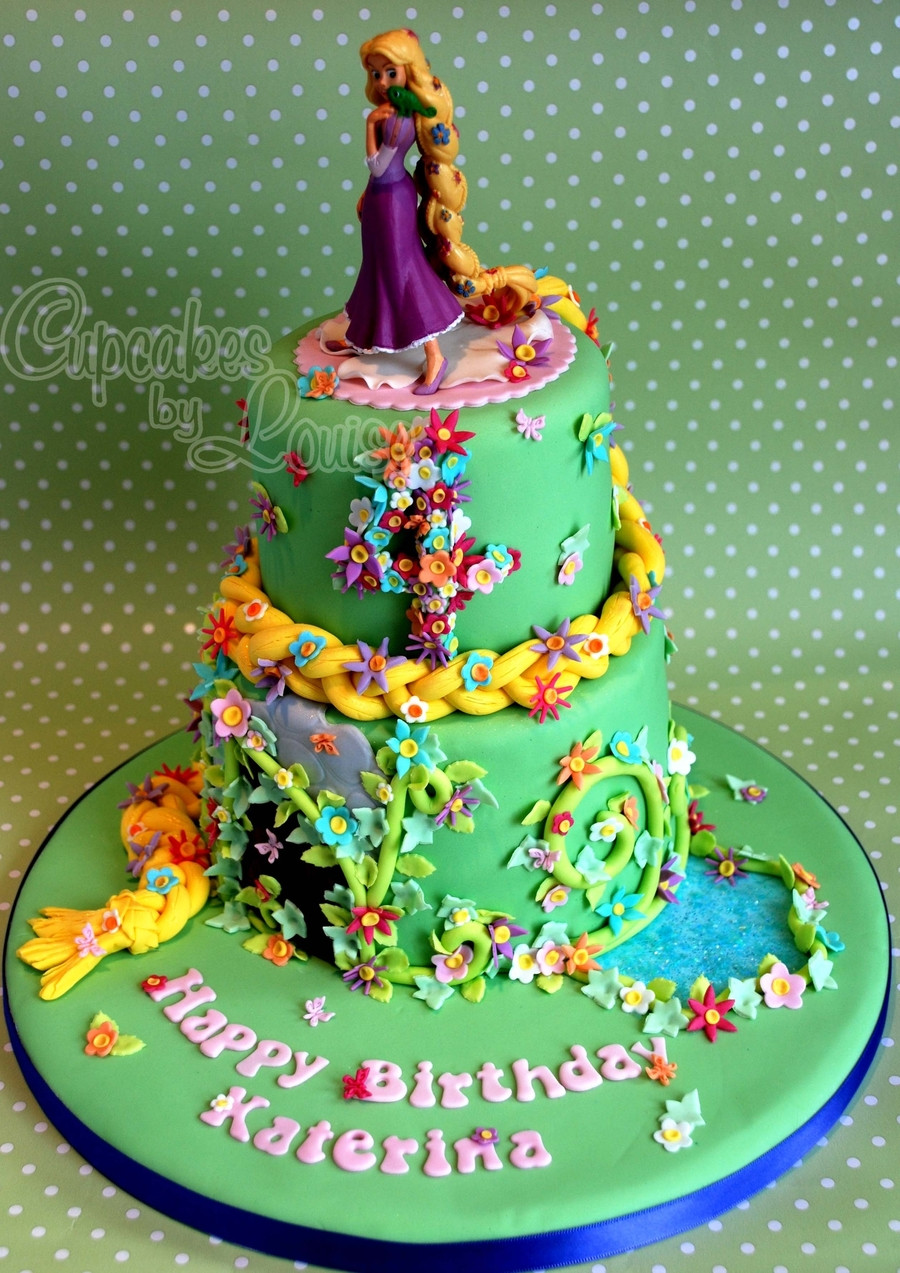 Tangled Birthday Cake
 Rapunzel Cake CakeCentral