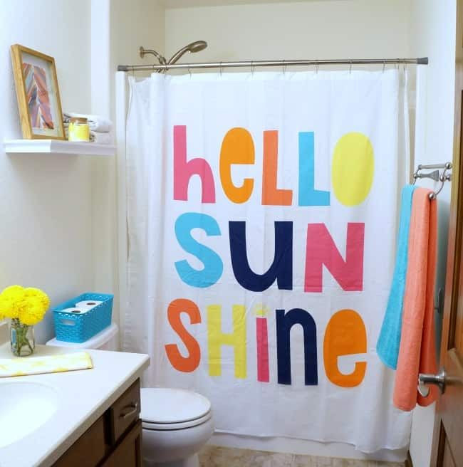 Target Kids Bathroom
 Colorful Bathroom Refresh in 2020